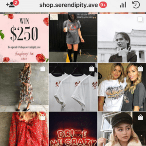 Instagram Shop-able feed